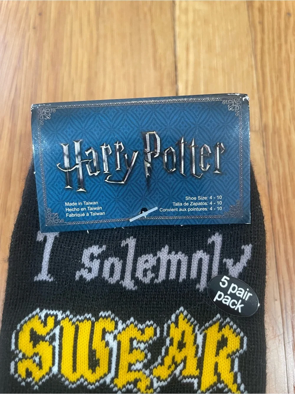 NEW Harry Potter Socks 5 pack Sz Ladies 4 - 10